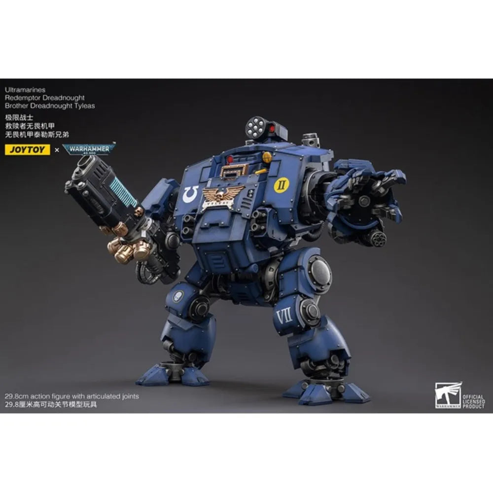JOYTOY Warhammer 40K UItramarines Redemptor Dreadnought Brother Dreadnought Tyleas Action Figure Doll Decoration Gift Collection