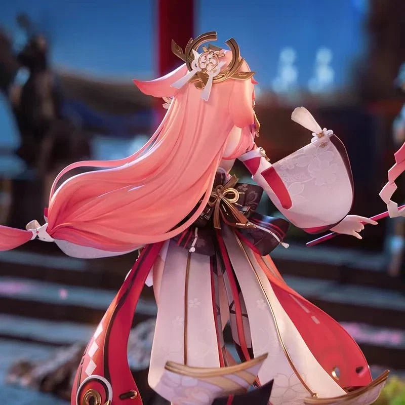 【Presale】Genshin Impact Yae Miko Game Character Sculpture Action Anime Statue Figures Cartoon Collectible Model Toy