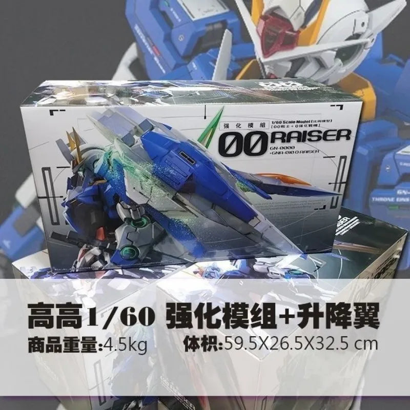【IN STOCK】GAOGAO 00R RAISER PG 1/60 Lift wing Fighter aircraft Assembly Model Kit Articulated Robot Action Figure Christmas Toy