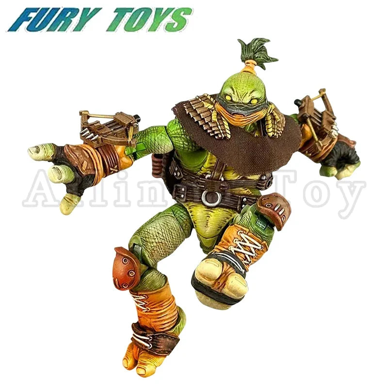 Fury Toys 1/12 5inches Action Figure Wave 3 Rage Samurai Force Turtle Summer Anime Model