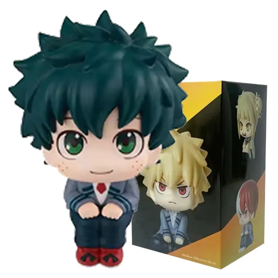 Anime MHA Himiko Toga Q Edition Action Figure Cute Collectible Doll Hero Toy Gift Look up Model