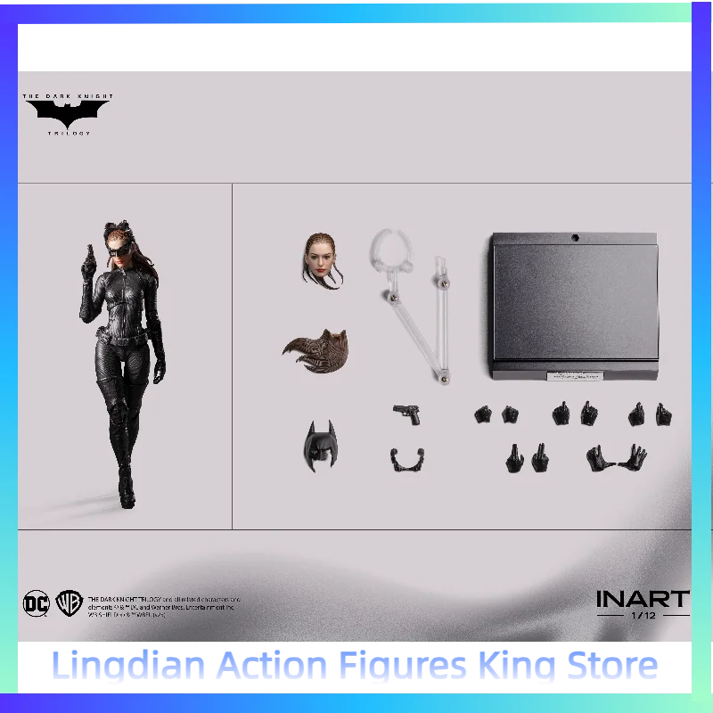 Pre-sale for Shipment in The Third Quarter INART 1/12 Batman Catwoman Arkham Origins The Dark Knight Rises Action Figure Toy