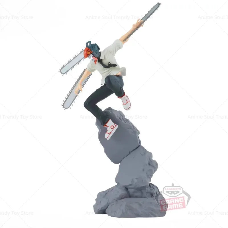 In Stock Bandai Banpresto Combination Battle Anime Chainsaw Man Denji Kantana Man Action Figure Model Toy Gift AS