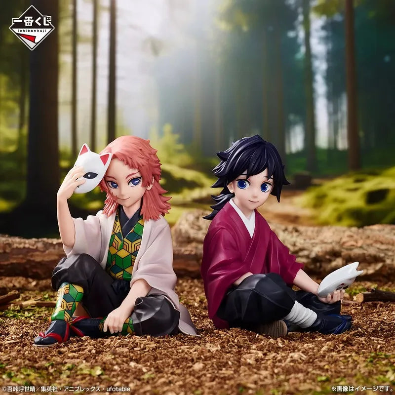 In Stock Bandai Ichiban Demon Slayer Bonds of Fate 2 Tomioka Giyuu Saneya GyuTaro Genya Giyuutarou Anime Figure Action Model Toy