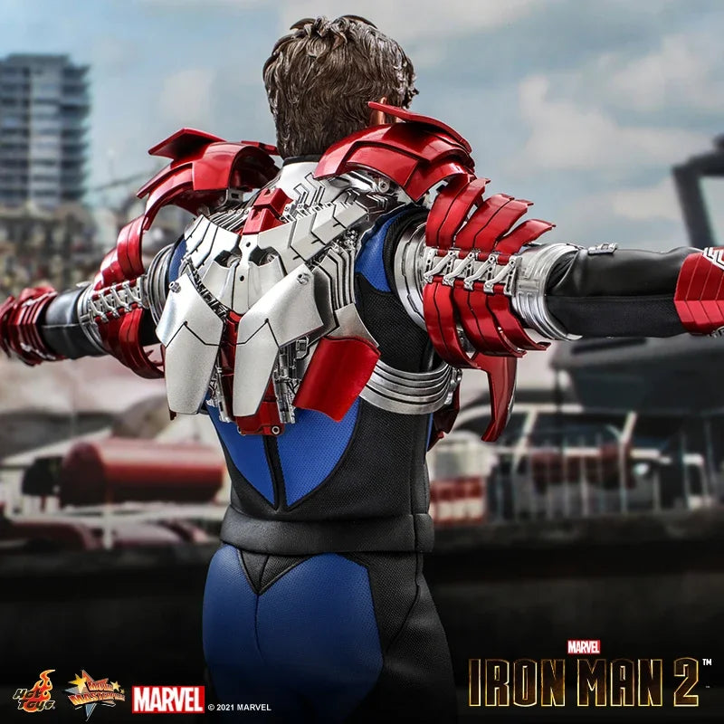 Original Hottoys Iron Man 2 Tony Stark MARK5 Armor MMS599 MMS600 1:6 Anime Action Figures Toys Gift Model Collector Hobby Doll
