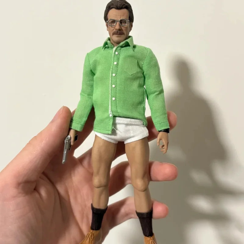 Manipple Studio 1/12 Scale Walter Teacher Stoff-Actionfigur Breaking Bad 6 Zoll Display Soldat Figur für alternative Sammlerstücke