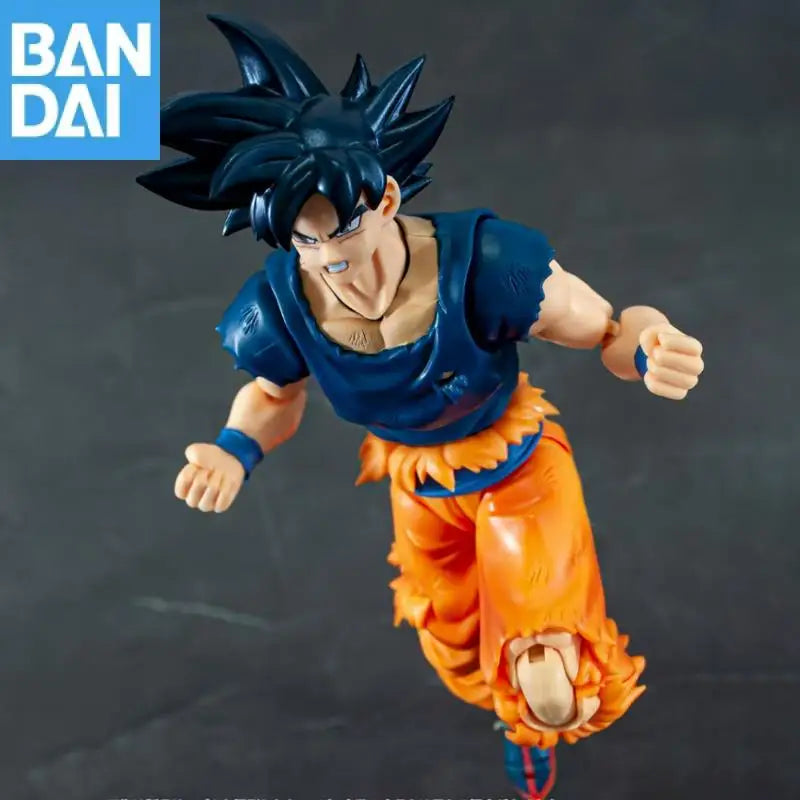 Bandai S.H.Figuarts Dragon Ball Super Son Goku Ultra Instinct Sign Pvc 14cm Anime Action Figures Model Collector Figurine Toy