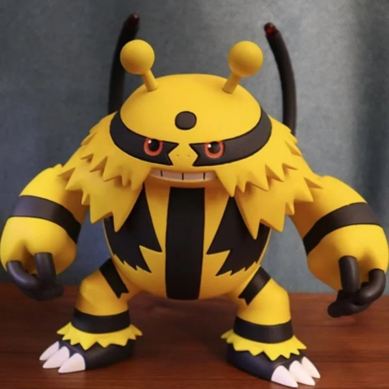 Anime Pokemon Electivire Figures Gk House Pet Cartoon Figures Q Version Pvc Model Desktop Collection Children Birthday Toy Gift