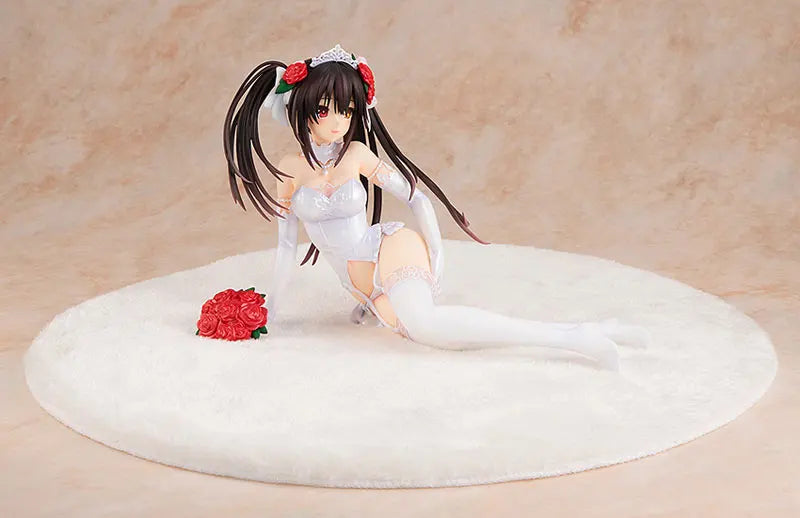 13cm KDcolle Date A Live Kurumi Tokisaki Wedding Dress Anime Figure Date A Bullet Yatogami Tohka Action Figure Model Doll Toys