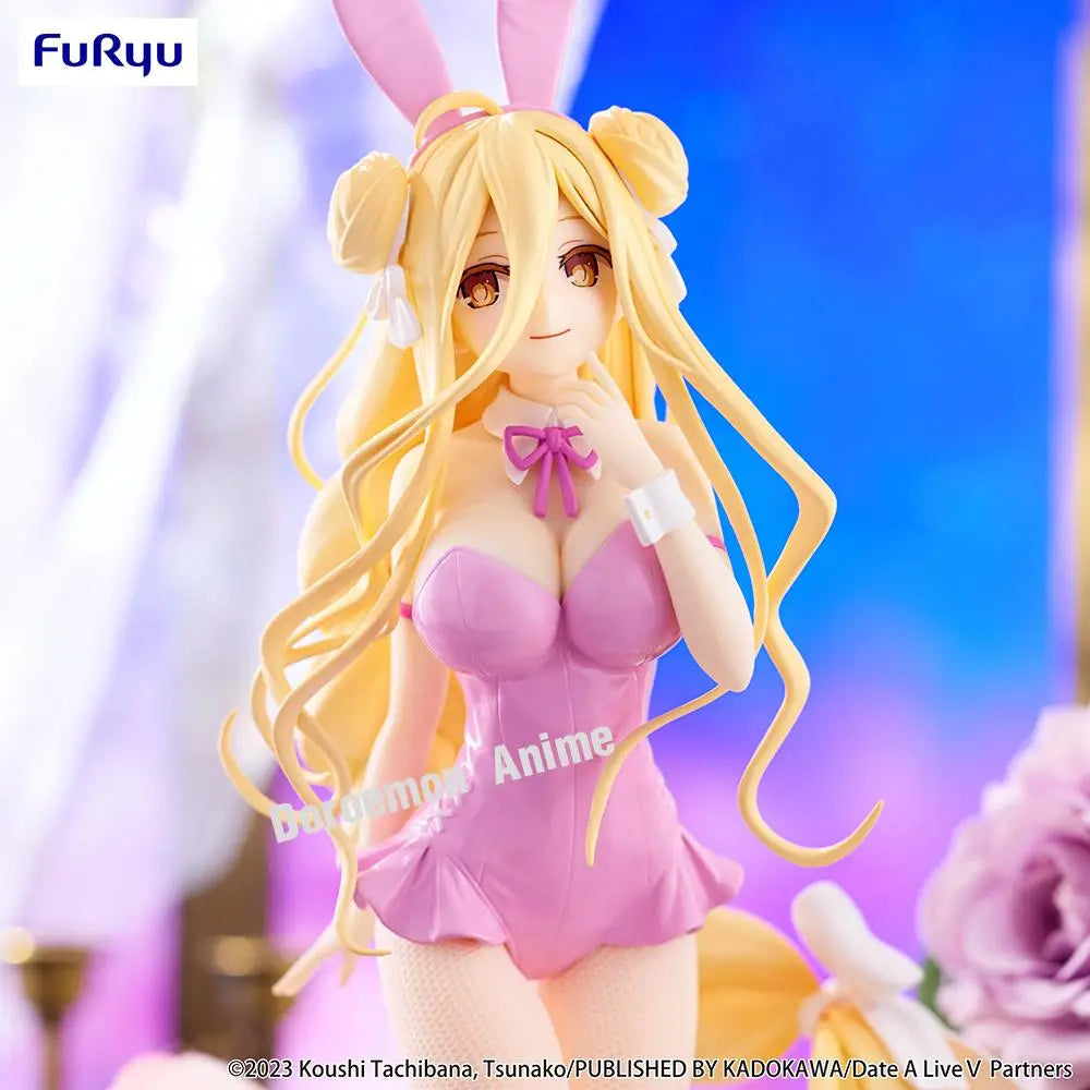 In Stock Original Furyu Bicute Bunnies Date A Live V Hoshimiya Mukuro Pink Ver. Anime Cute Girls Figures Waifu Girls Model Toys