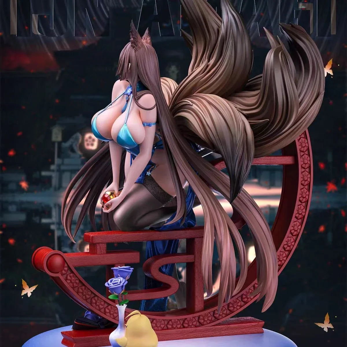 【Presale】Azur Lane Game Character Sculpture ‌IJN Akagi Action Anime Figurine Statue Figure Cartoon Collectible Model Toy