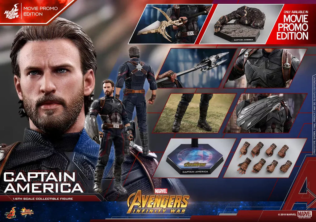 【MT】Hot Toys MMS480/MMS481 Marvel Avengers 3 Infinity War Captain America (6.0) 1/6 Sammlerpuppen-Modellspielzeug