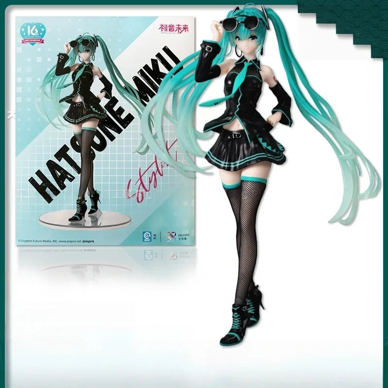 New Original Anime Figures Hatsune Miku Stylist 16th Birthday Commemoration Action Figure Collection Model Doll Toys Xmas Gift