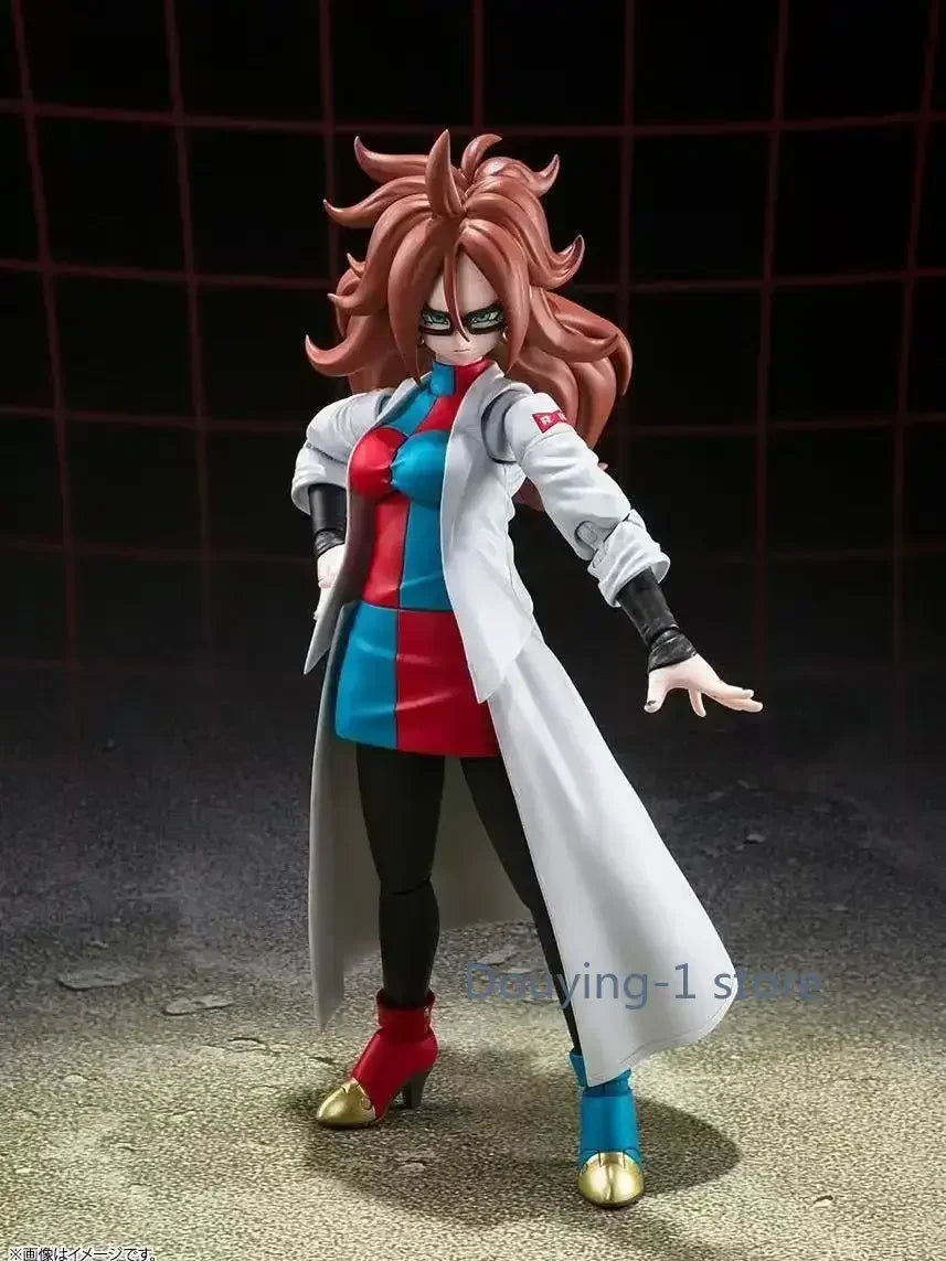In Stock Bandai SHF SH Figuarts  Android 21 Lab Coat No.21 Action Figures Model Toys