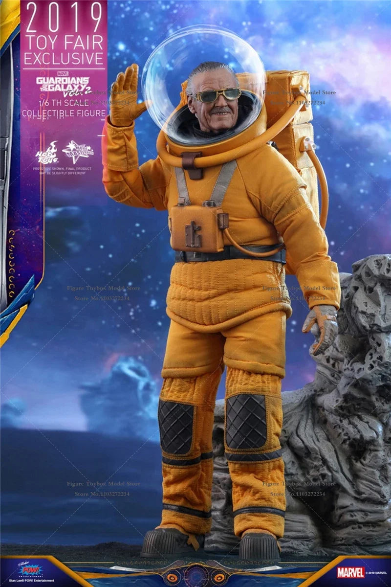 Hot Toys MMS545 HT 1/6  2019 Toy Fair Exclusive Soldier Guardians of the Galaxy Vol.2 Movie Original  Stan Lee Full Set Figure