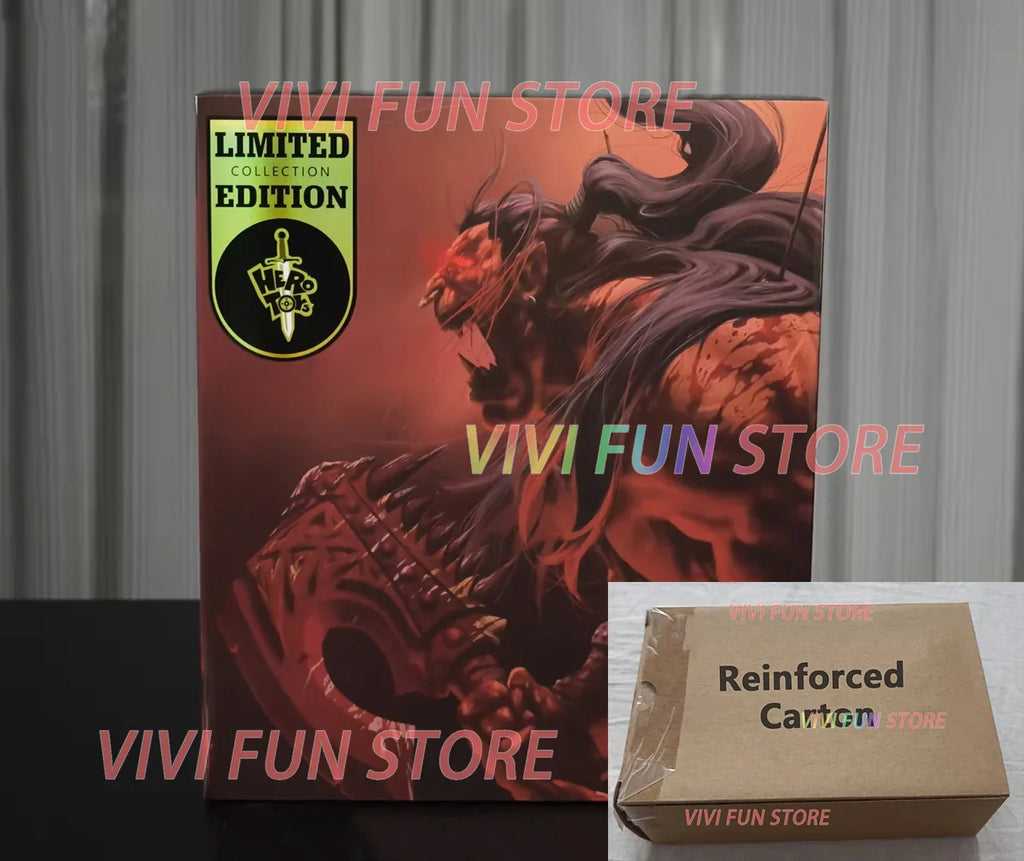 Auf Lager HELDENSPIELZEUG LIMITIERTE EDITION Grommash Höllenbrüller Warcraft 1/10 Bewegliche Modell-Sammlungsspielzeuge Metytoyz Ork Mannoroth
