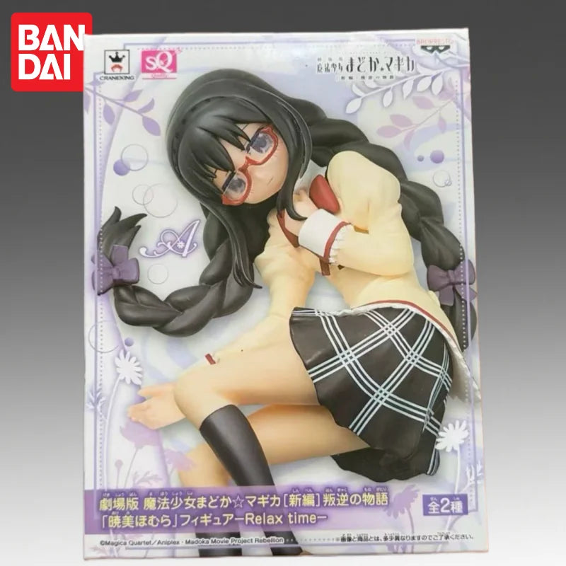 Auf Lager Bandai Original Banpresto Puella Magi Madoka Magica Akemi Homura Actionfigur Modell Puppe Brandneu Boxed Garage