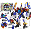 5 IN 1 Carbot Safari Saver Verformbarer Roboter zu Auto Spielzeug Actionfiguren Penta Storm Modell Deformationsautos Spielzeuggeschenk