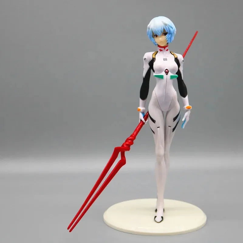 23cm New EVA Ayanami Rei Figure Toys Cartoon Cute Combat Edition Rei Sexy Girl PVC Model Gift Toys