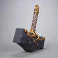 God Of War 5 Thor's Hammer GK Weapon Model PVC Figure Collection Model Toys New Year's Christmas Gifts 35cm