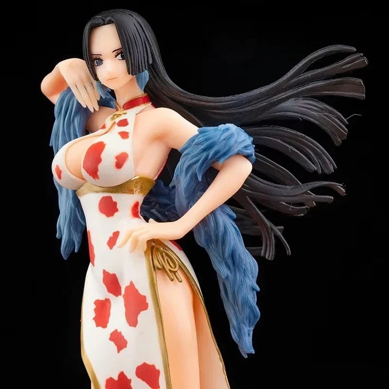 22cm One Piece Anime Figurine Cheongsam Boa Hancock Action Figure PVC Model Toy Doll Collection Cartoon Children Gift