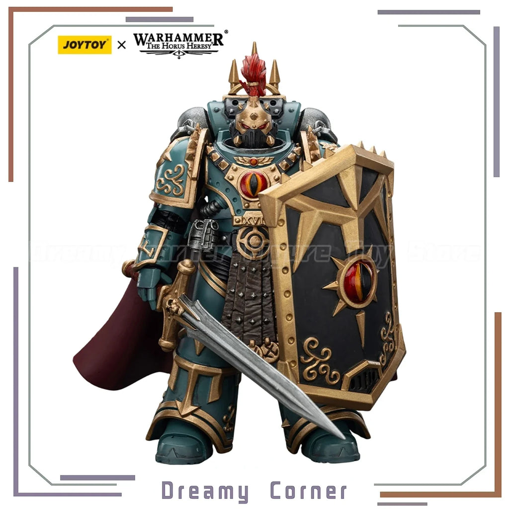 【In stock】Original JOYTOY Warhammer 40K Sons of Horus Little Horus Aximand Captain of The 5th Company 1/18 Action Figure Toys
