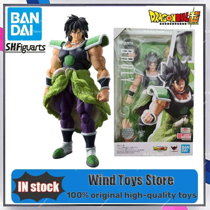 In Stock Bandai S.H. Figuarts Broly Dragon Ball Super Anime Figure Action Model Figures Toys Toys Gift