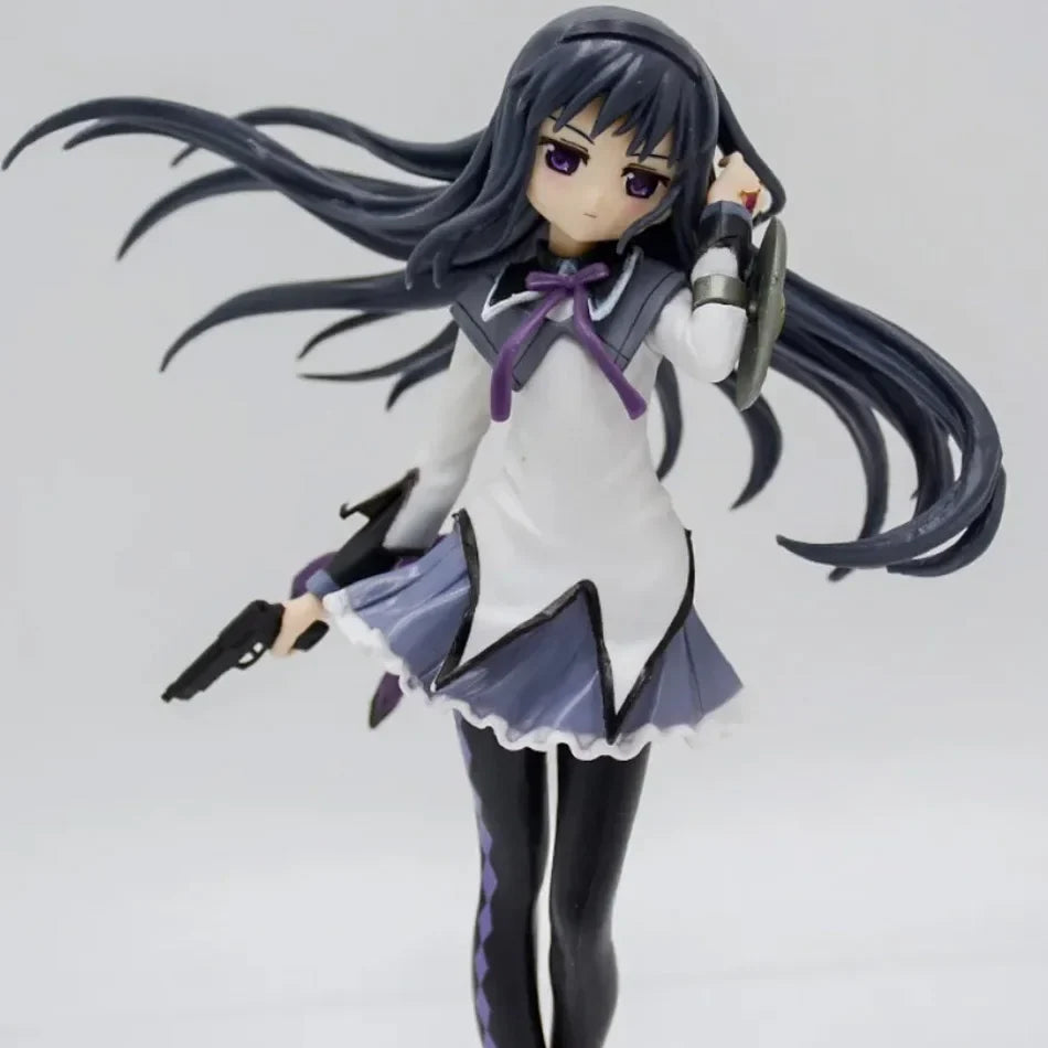 Anime Puella Magi Madoka Magica Figure 17cm Akemi Homura Action Figural Pvc Model Kawaii Decoration Doll Kids Toys
