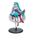 Hot 18CM Anime Hatsune Miku Neo Tokyo Series Kimono Figure Anime Peripheral Collectible Models Decorations Children Kawaii Gift