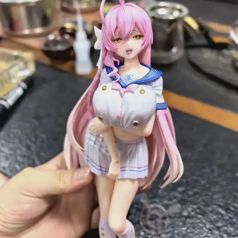 Epic-Works Blue Archive Figure Urawa Hanako 1/7 Anime Girl Pvc Action Figure Toy Adult Statue Game Collection Model Doll 27cm