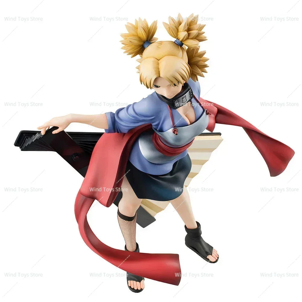 Anime Figure Naruto Nara Temari Original Boxed Megahouse G E M Collection Model Toy Ornament