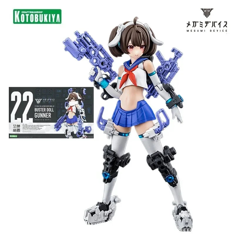Kotobukiya MEGAMIDEVICE BUSTER DOLL GUNNER – 1/12 Scale High-Quality Collectible Figure, Must-Have Gift for Anime Enthusiasts