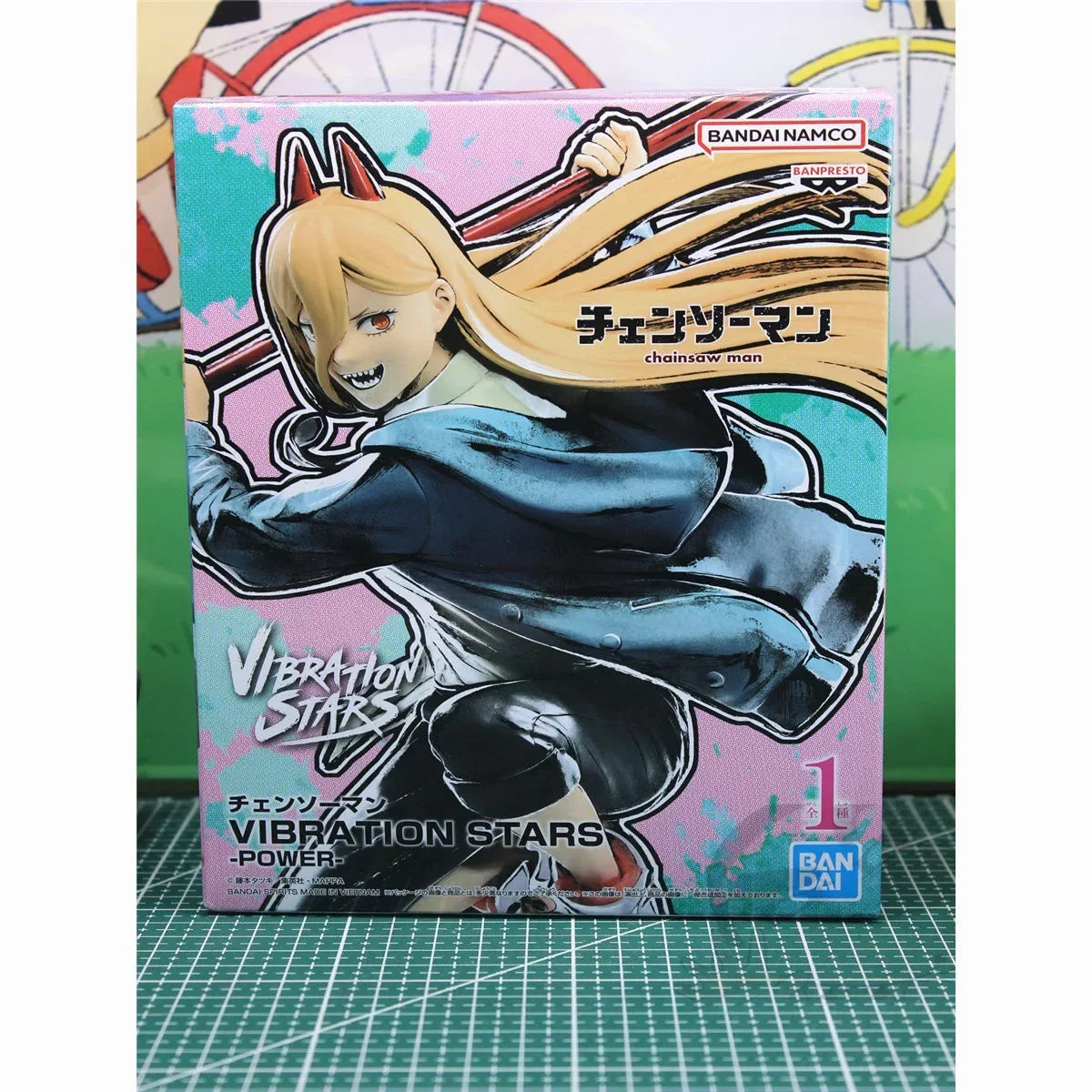 Original Bandai Chainsaw Man Power Anime Action Figure Collectible Ornaments Figure Model Toys Birthday Gift PVC