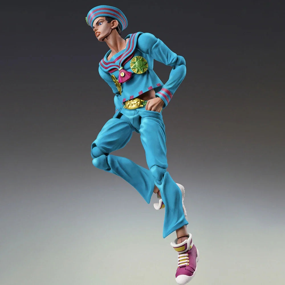 100% Original in Stock Medicos Entertainment Super Action Statue Jojo No Kimyou Na Bouken Higashikata Josuke Second