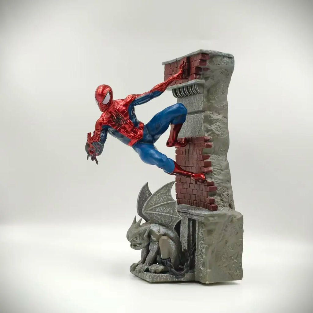 29cm 11.4 inch Anime Spider-Man Action Figures Pvc Statue Desktop Ornamen Collection Statue Model Decoration Room Desk Toys Chil