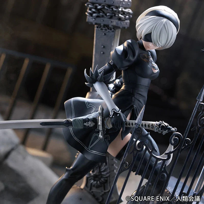 Original 2B PROOF YoRHa No.2 Type B NieR:Automata PVC Genuine Action Anime Figure Collection Model Statuette Birthdays Gift