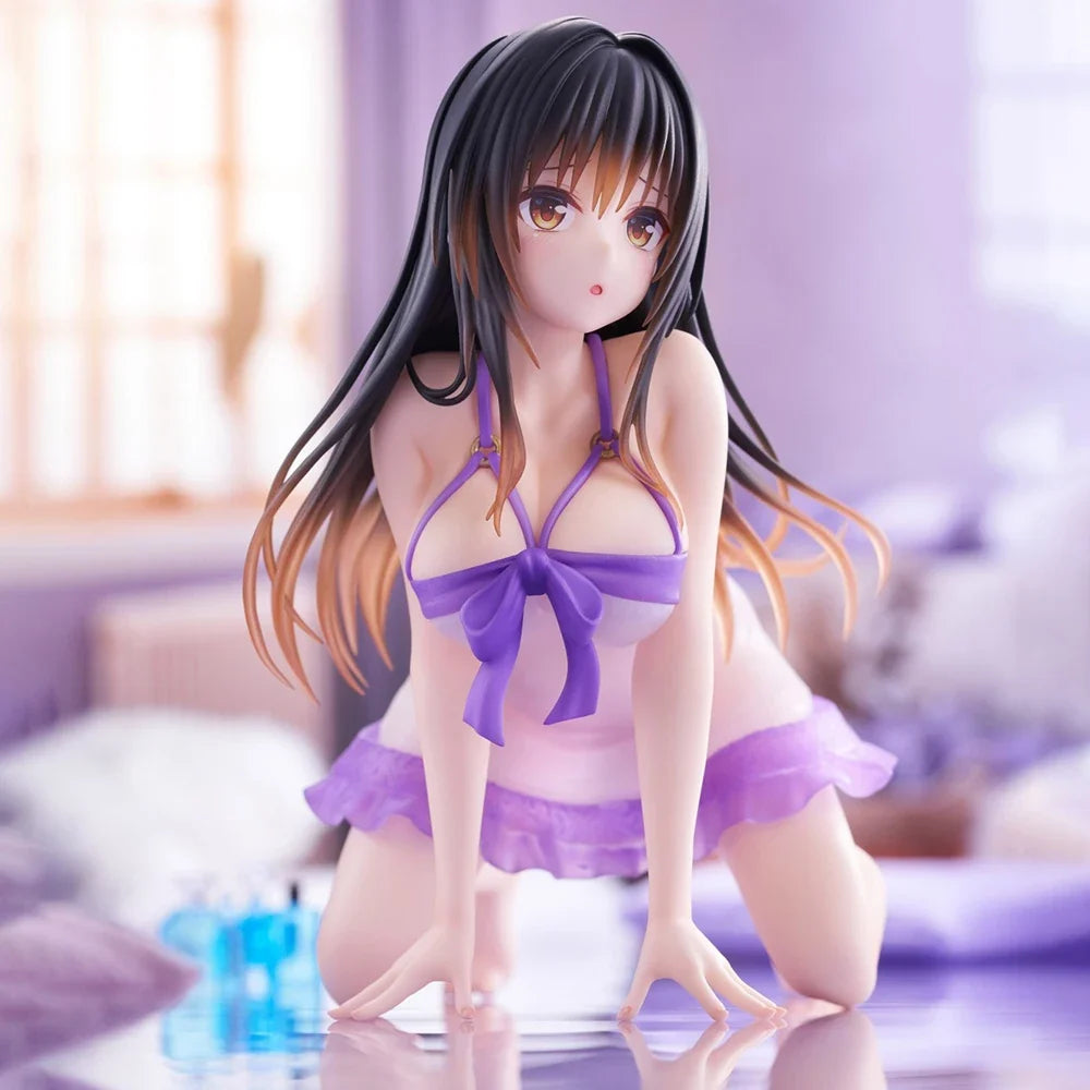 Original in Stock Taito To LOVEru Darkness - Kotegawa Yui Desktop Cute Room Wear Ver Anime Figure Action Figure Model Decoration