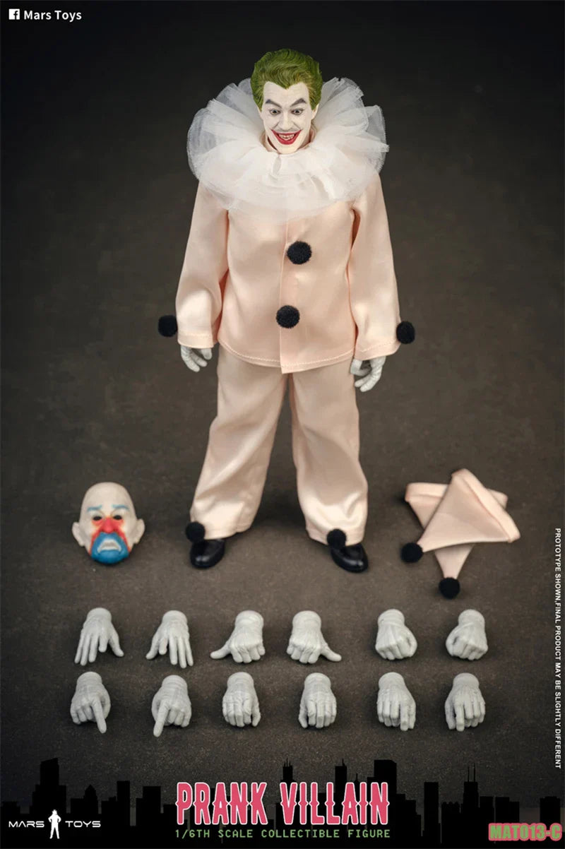 Auf Lager Mars Toys MAT013 1/6 Prank Villain Figur Modell 12'' Soldat Actionfigur Körper Puppe Komplettset Sammlerstück Spielzeug