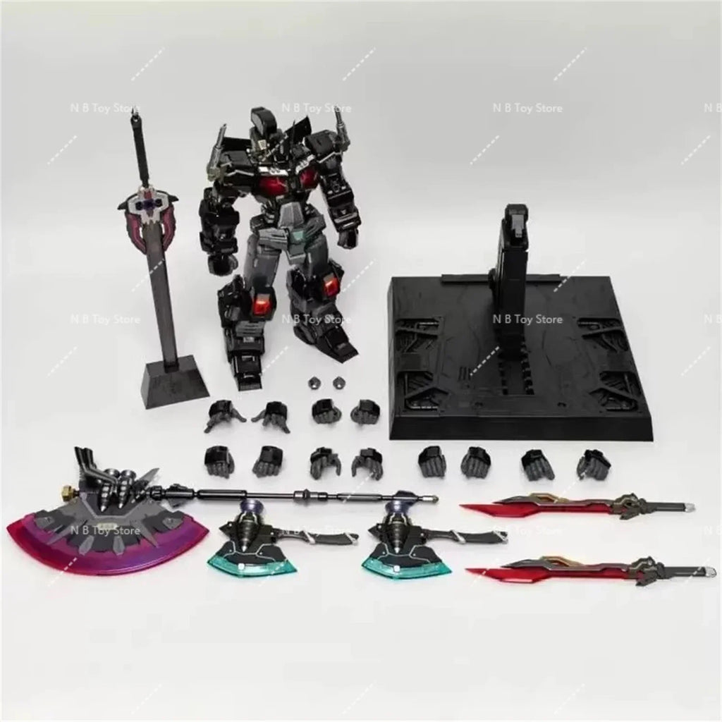 [In Stock] Mc Muscle Bear Ko Riobot OP Commander Transformation with A Modified Version of The Giant Ax Action Figure