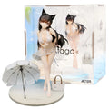 24CM Anime Azur Lane Atago 1/7 Midsummer March Ver Standing Model Toy Gift Collection Aciton Figure PVC Doll