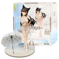 24CM Anime Azur Lane Atago 1/7 Midsummer March Ver Standing Model Toy Gift Collection Aciton Figure PVC Doll
