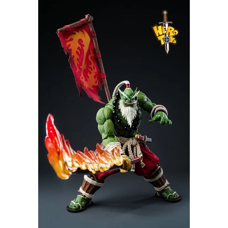 Brand New METYTOYZ Original HERO TOYS Orc Commander Library Kalon Supermovable Modelfigurine 1/10 Movable Orc Model Toy Figurine
