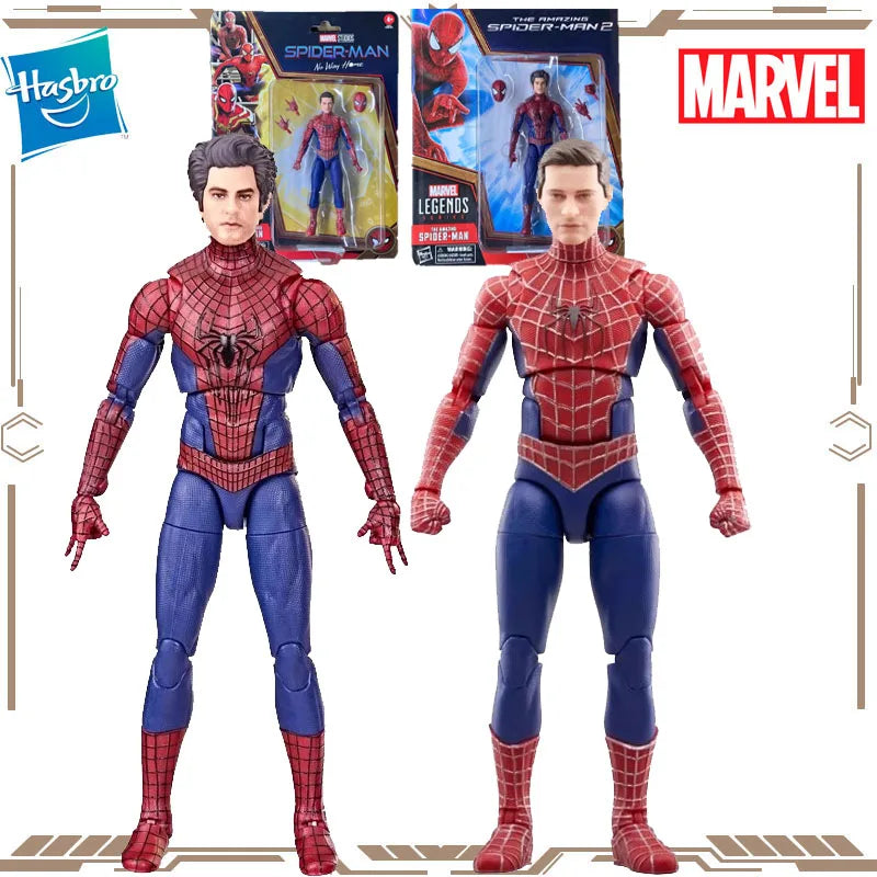 Hasbro Original Marvel Legends Spider-Man：No Way Home Garfield Tobey Action Figure Toys for Boys Girls Gift Collectible Model