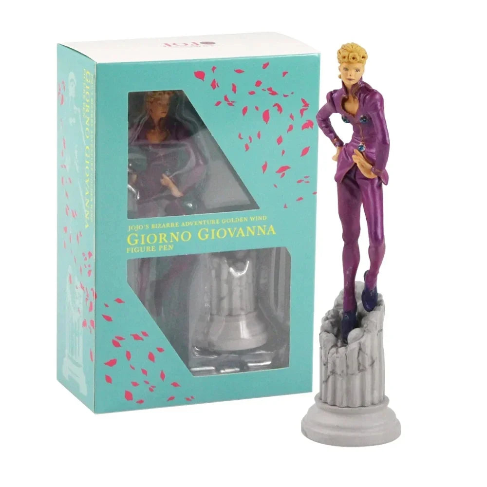 JoJo No Kimyo Na Boken Giorno Giovanna GIOGIO Pen Figure Collectible Figurine Model Toy