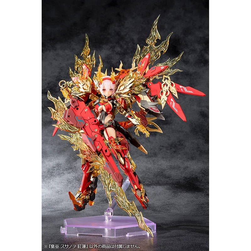 100% original Kotobukiya Megami Device 1/12 Mecha Girl Plamo KP745 AUV Susanowo Guren Genuine In Stock Figure Model Toys