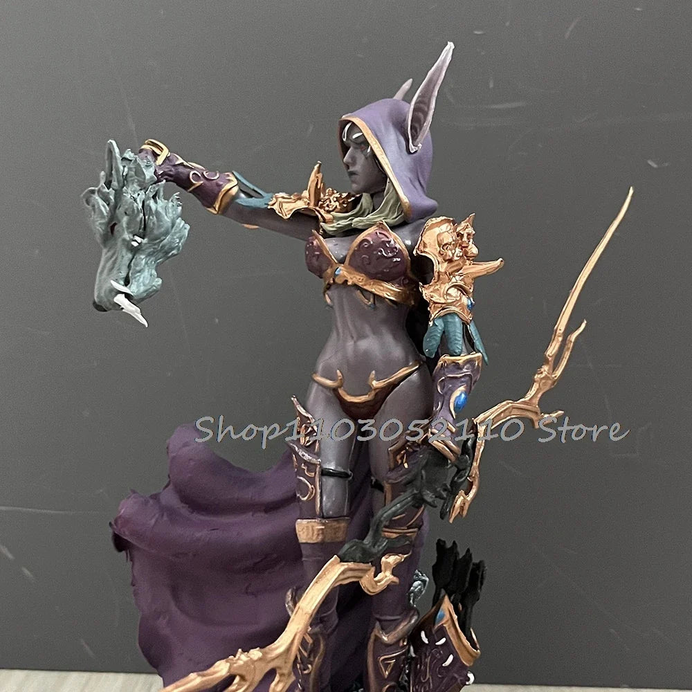 Sylvanas Windrunner World Of Warcraft Action Figure Sylvan Archery Queen The Queen of the Undead Handmade Model Toys Doll Gifts