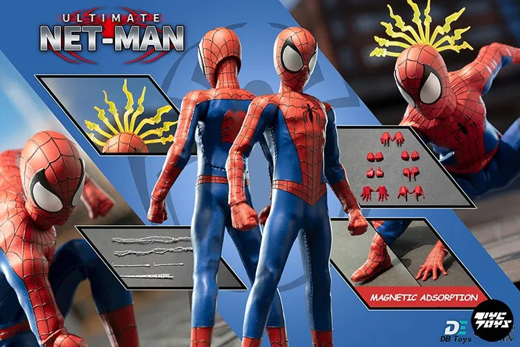 In Stock DBToys X6in Studio 1/12 Ultimate Spider Man dbm001 Red Ultimate dbm002 Black Symbiotic Full Set 6in Action Figure Model