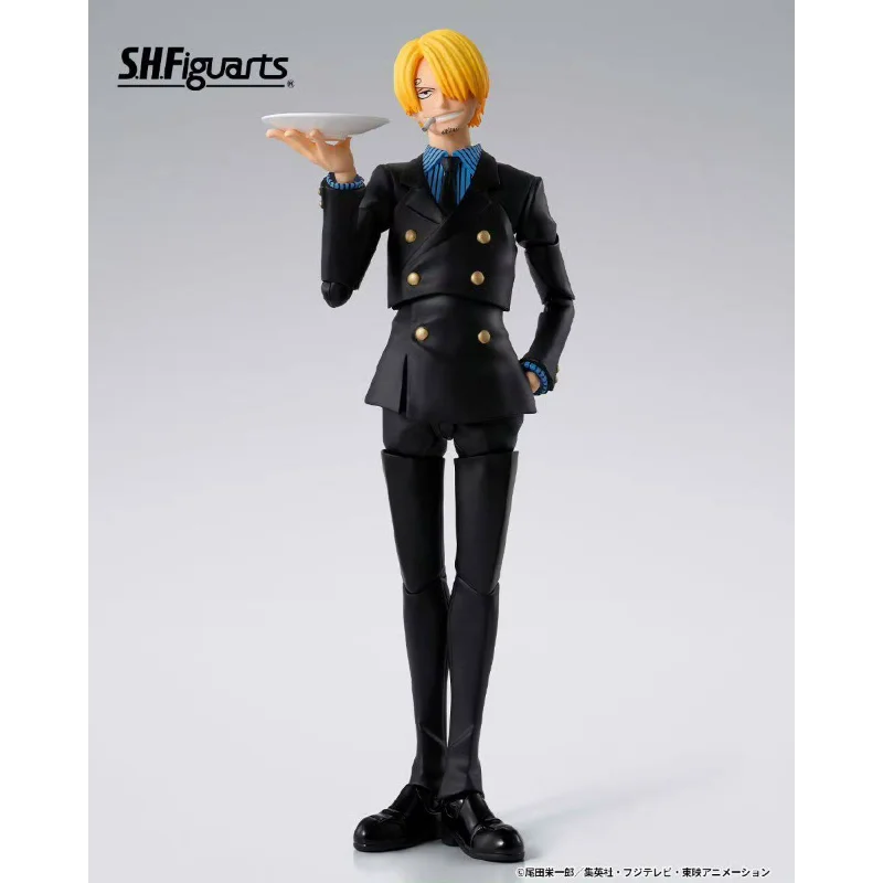 Bandai Genuine SHF S.H.Figuarts One Piece Sanji Adventure of Dawn Figure Anime Action Figure Toy Gift for Kids Boys Desk Decor