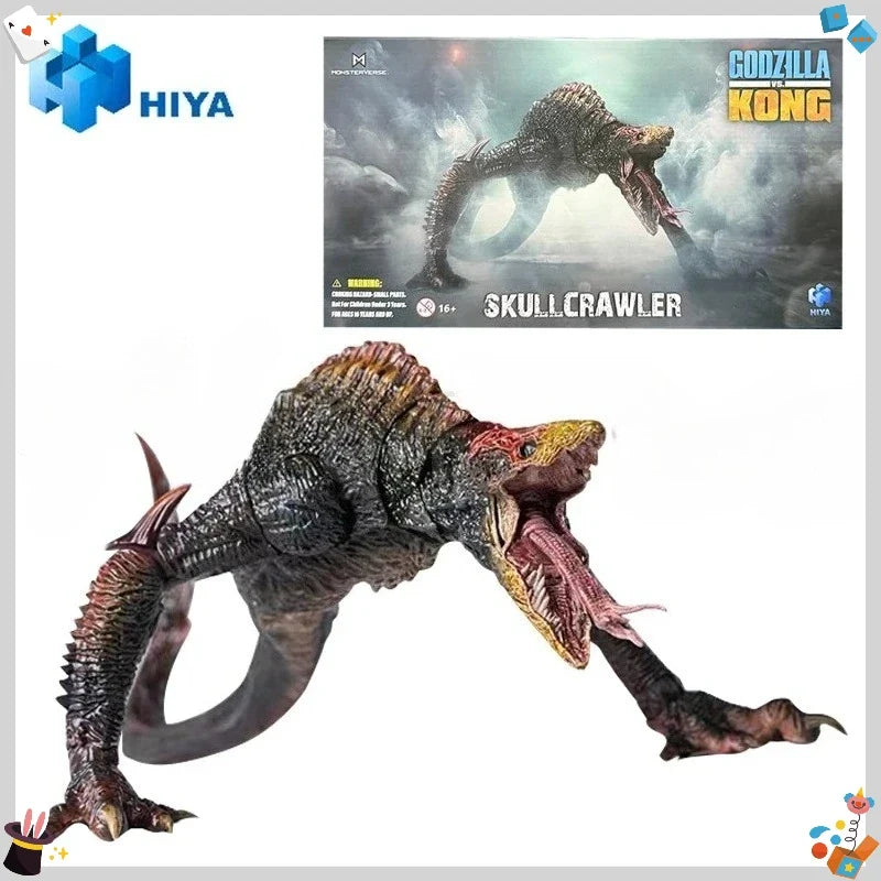 11CM HIYA Action Figure Squisita Serie Base Godzilla Vs. Kong Skull Crawler Anime Series