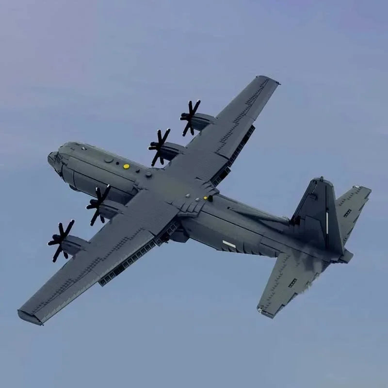 Moc Building Blocks C-130J 30 Super Hercules Fighter Model Technology Bricks Aircraft Model DIY Assembly Toys Construstion Gifts